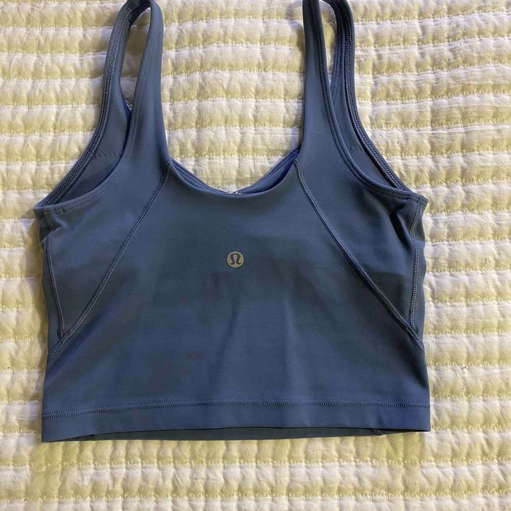 Lululemon Align Tank Top in the periwinkle color.